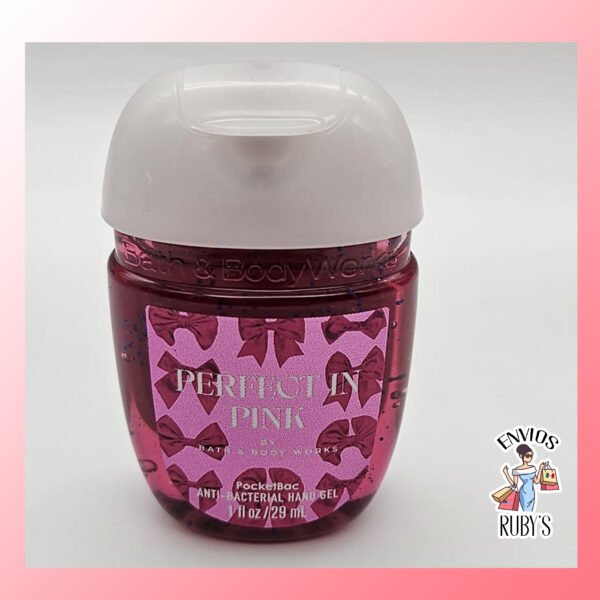 Gel antibacterial de mano 29ml. Perfect in Pink