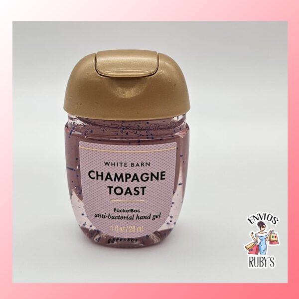 Gel antibacterial de mano 29ml. Champagne Toast
