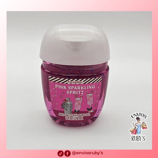Gel antibacterial de mano 29ml. Pink Sparkling Spritz